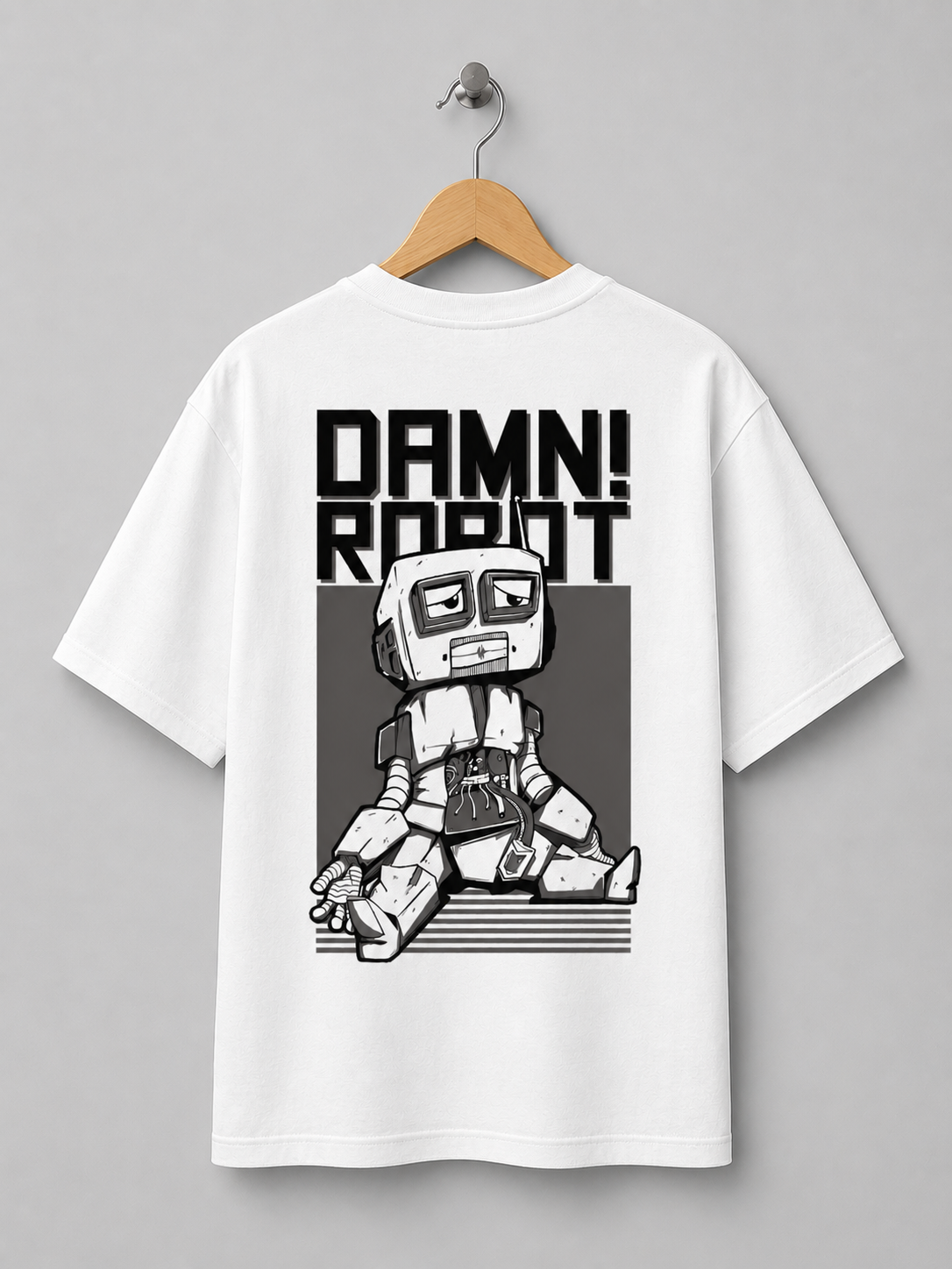 Damn Robot – Vintage Robot Graphic T-Shirt