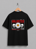 Unlimited Streetwear – Skull & Daisy Back Print T-Shirt