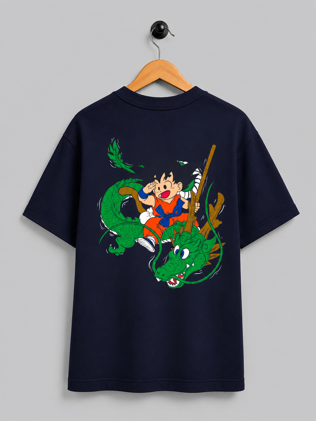 Kid Goku & Shenron Adventure Oversized T-Shirt