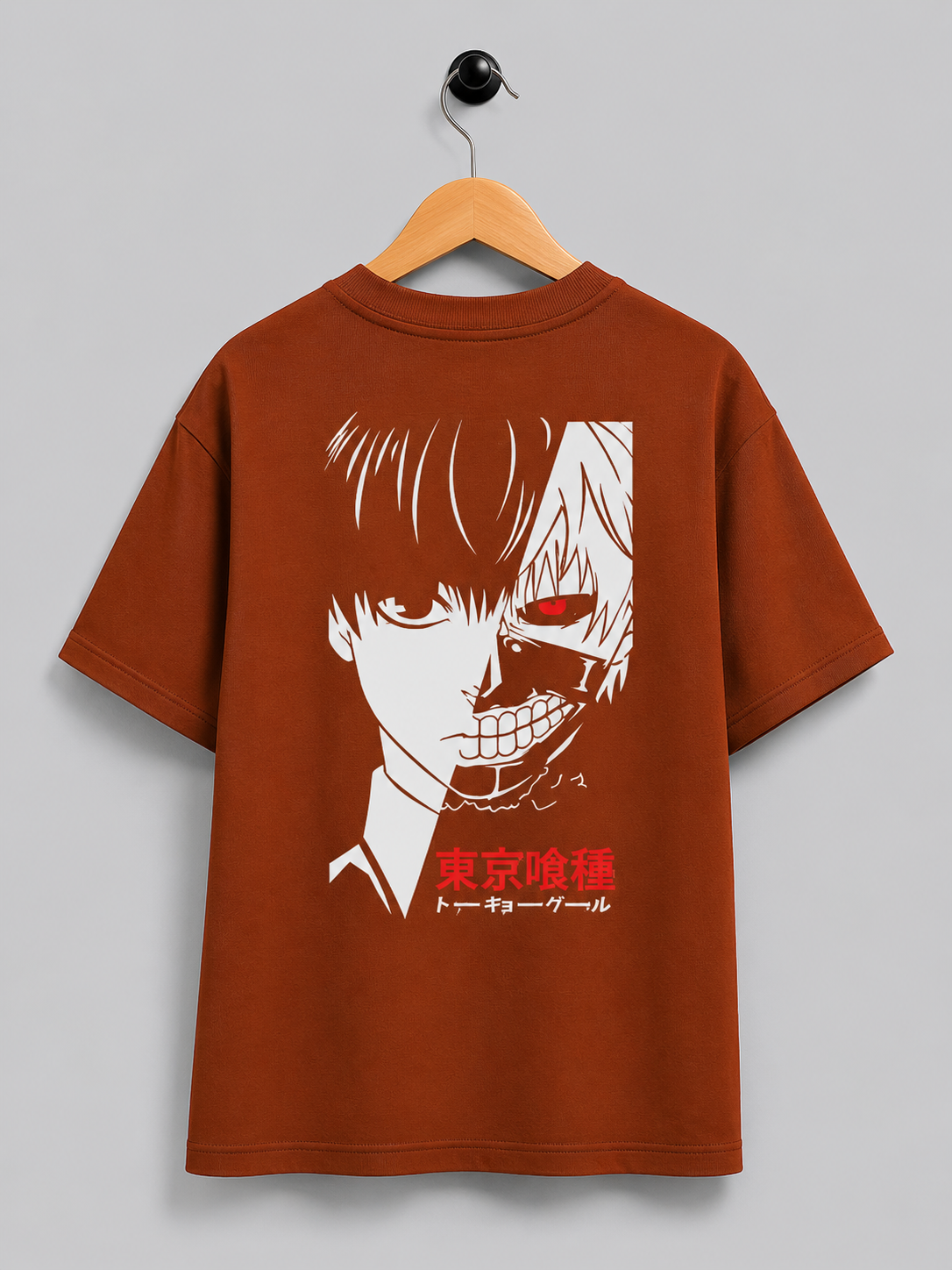 Tokyo Ghoul Kaneki Half-Ghoul Oversized Anime T-Shirt