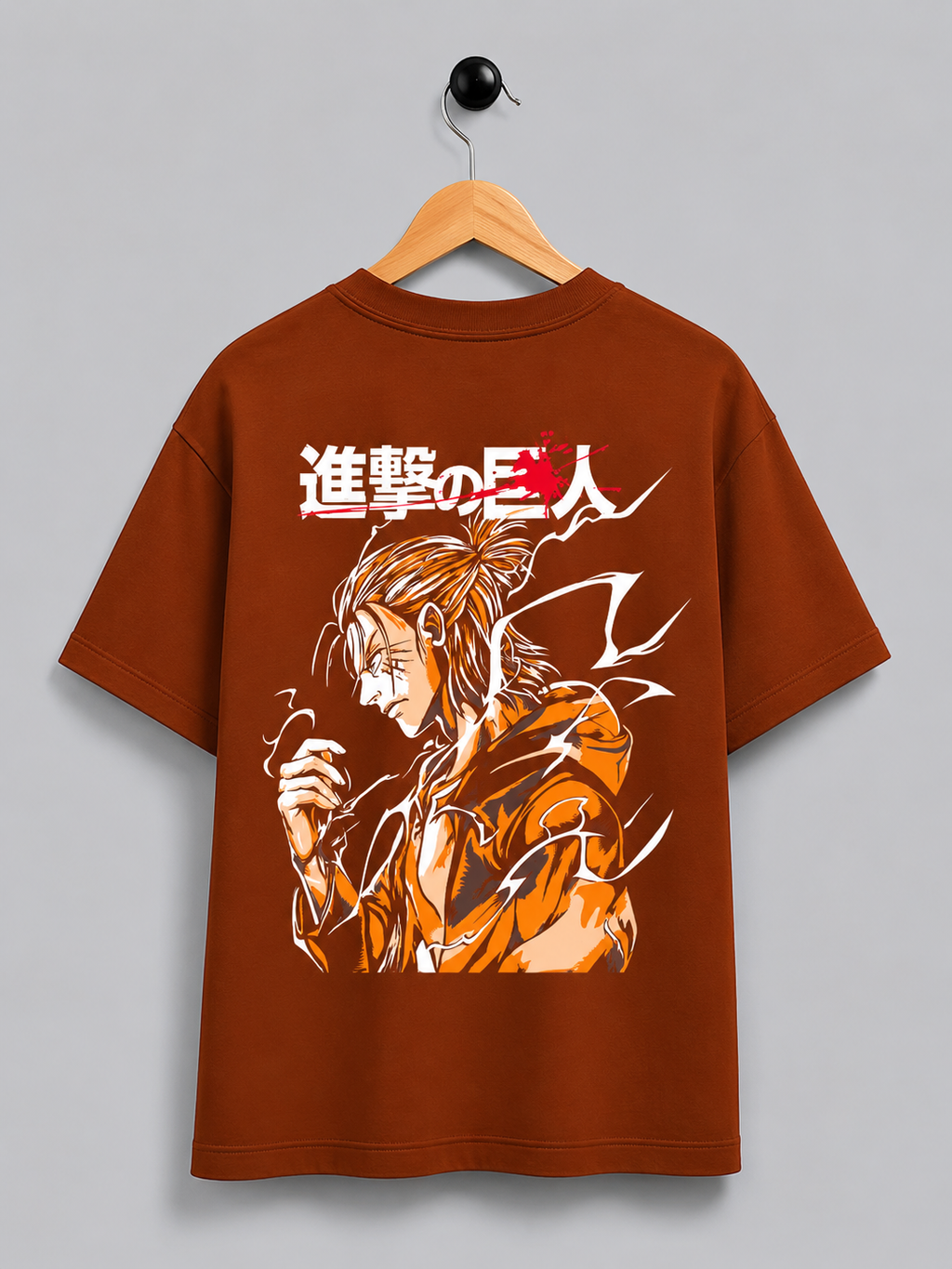 Attack on Titan Eren Sketch Oversized T-Shirt