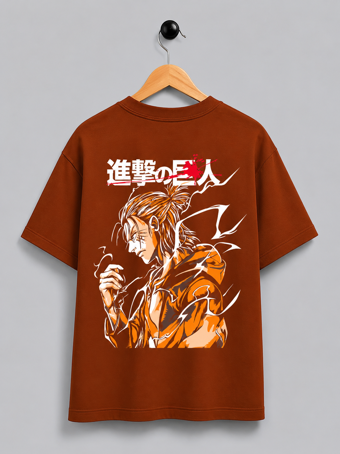 Attack on Titan Eren Sketch Oversized T-Shirt