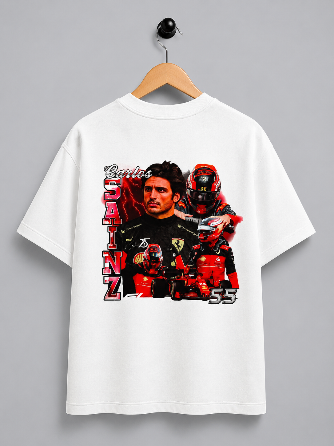 Carlos Sainz F1 Racing Oversized T-Shirt