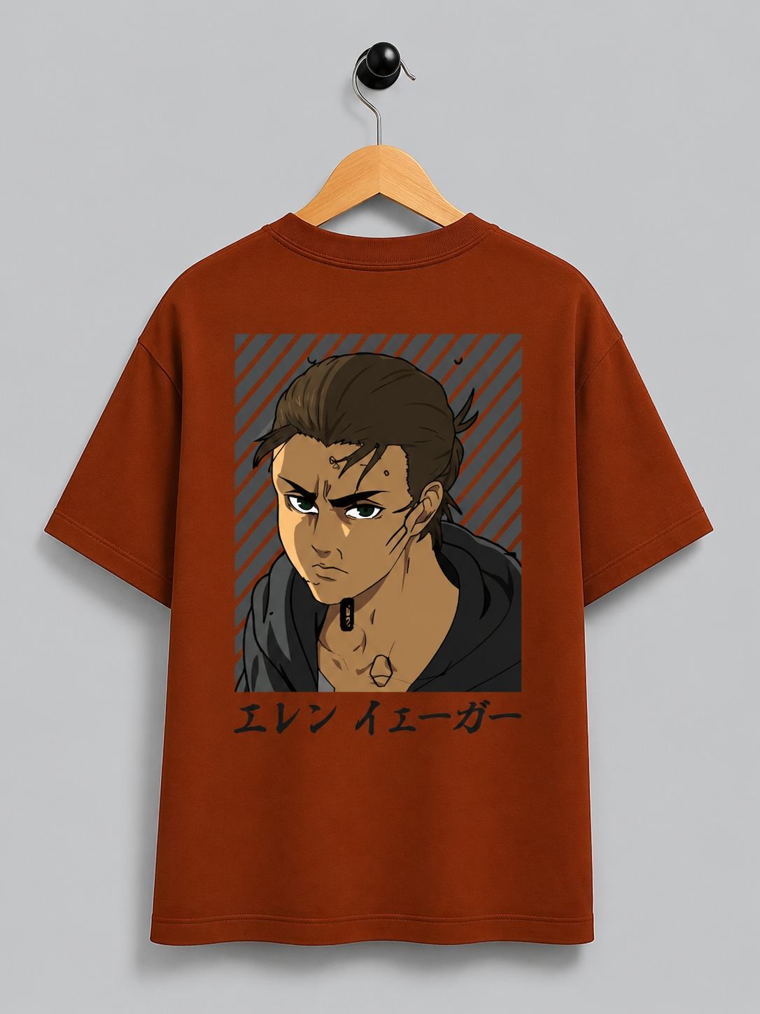 Eren Yeager Anime Oversized T-Shirt