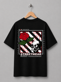 Midnight Raven Oversized Graphic Tee