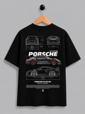 Porsche 911 GT3 RS Blueprint Oversized T-Shirt