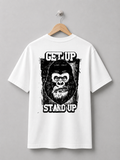 Get Up Stand Up – Gorilla Motivation Graphic T-Shirt